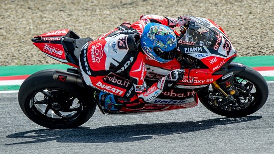 Marco Melandri su Ducati