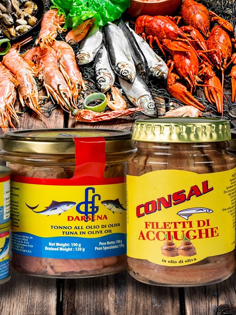 Filetti di Acciughe in Olio di Oliva